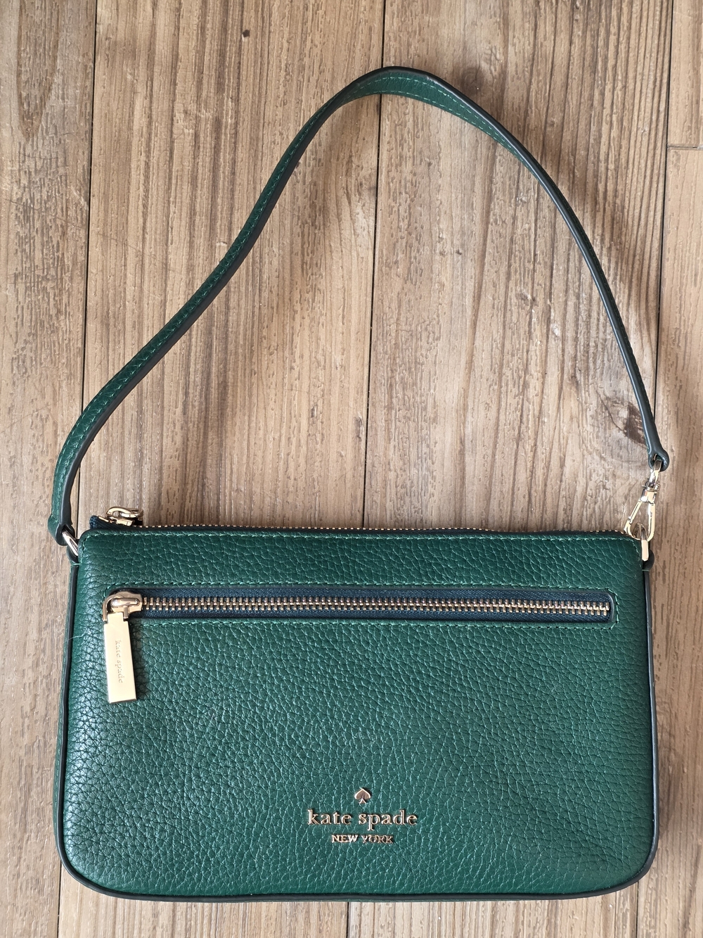Kate Spade Leila Pebbled Leather Convertible Wristlet